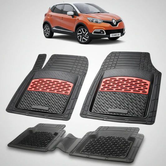 Covorase Renault Captur I 1 SUV Compact Compatibile 2013-2017 | Red