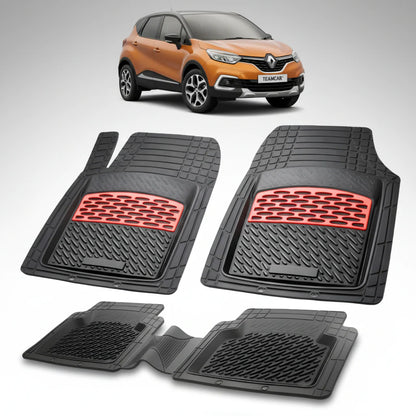 Covorase Renault Captur I 2 SUV Compact Compatibile 2017-2019 | Red