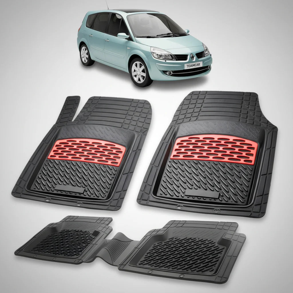 Covorase Renault Grand Scenic II 2 MPV (Long) Compatibile 2006-2009 | Red