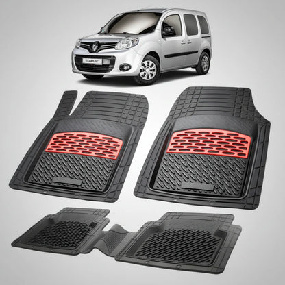 Covorase Renault Kangoo II 2 MPV (Pasageri) Compatibile 2013-2021 | Red