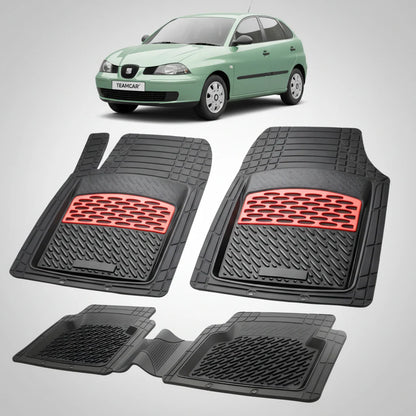 Covorase Seat Ibiza Hatchback Mk3 Compatibile 2002-2008 | Red