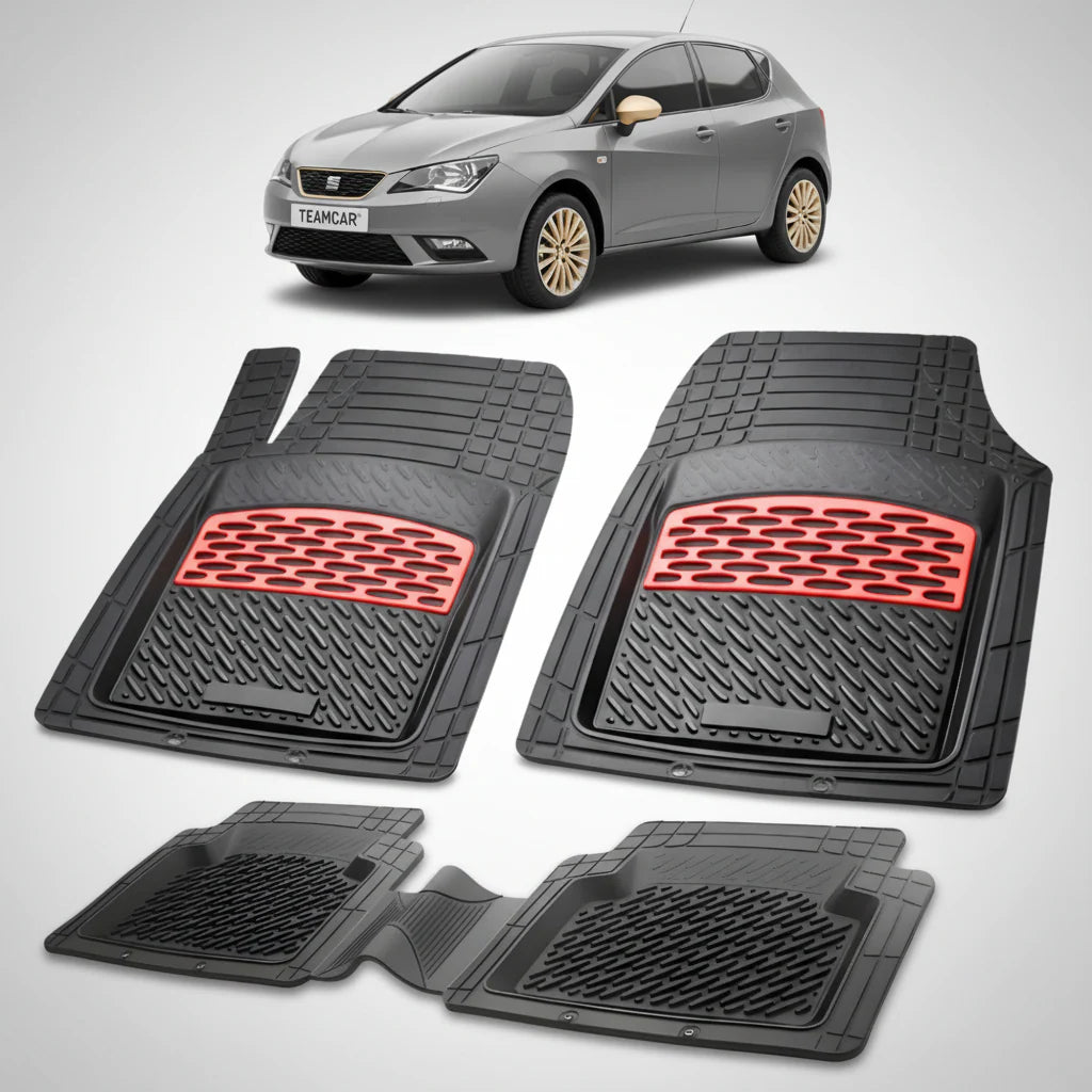 Covorase Seat Ibiza Hatchback Mk4 Compatibile 2008-2017 | Red