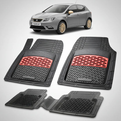 Covorase Seat Ibiza Hatchback Mk4 Compatibile 2008-2017 | Red