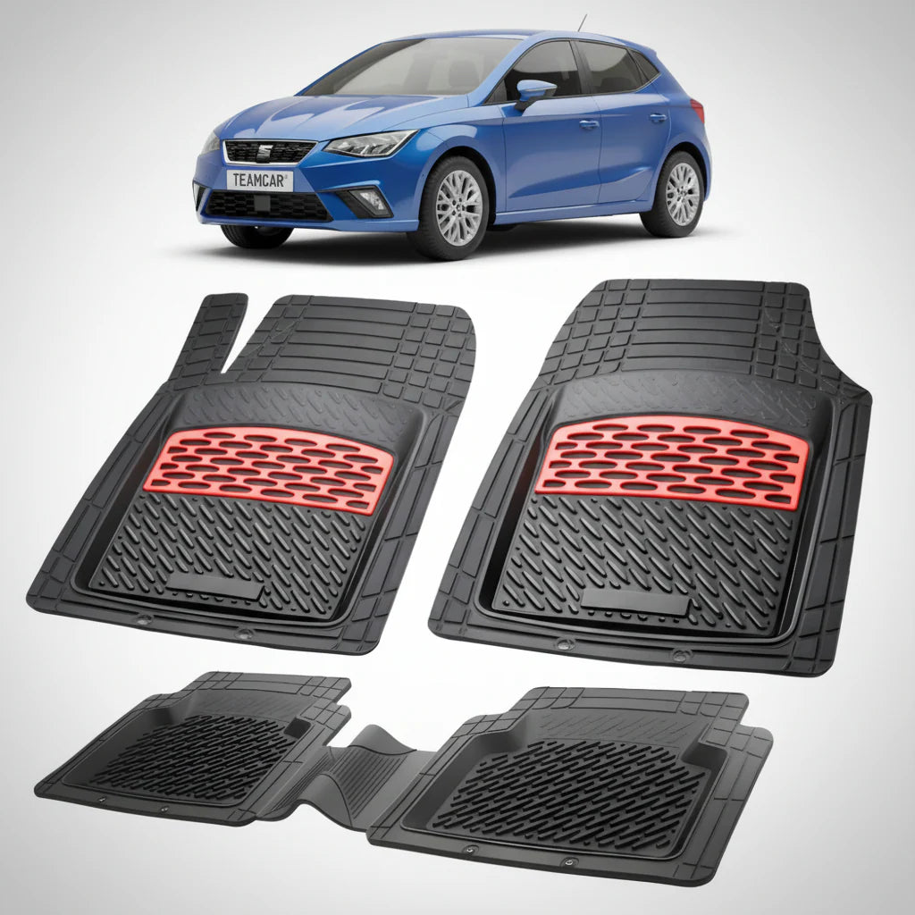 Covorase Seat Ibiza Hatchback Mk5 Compatibile 2017+ | Red