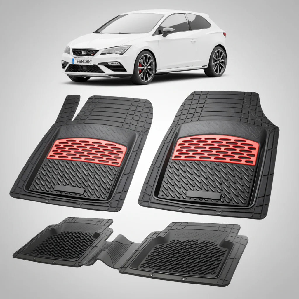 Covorase Seat Leon Hatchback 3 Usi Facelift Compatibile 2017-2020 | Red