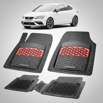 Covorase Seat Leon Hatchback 3 Usi Facelift Compatibile 2017-2020 | Red