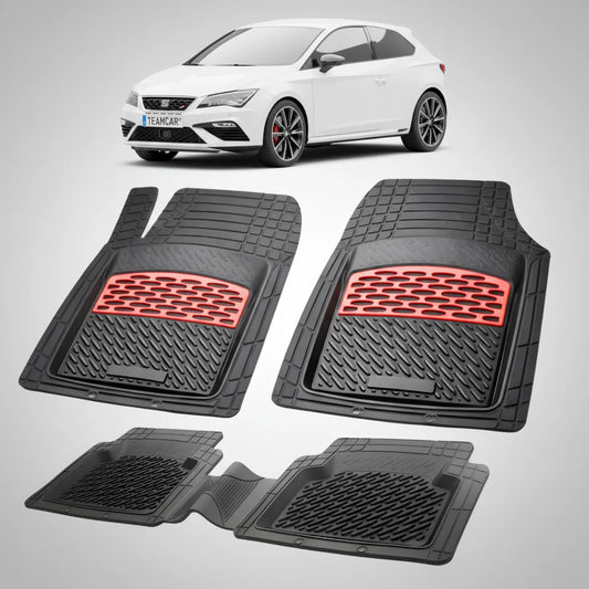 Covorase Seat Leon Hatchback 3 Usi Facelift Compatibile 2017-2020 | Red