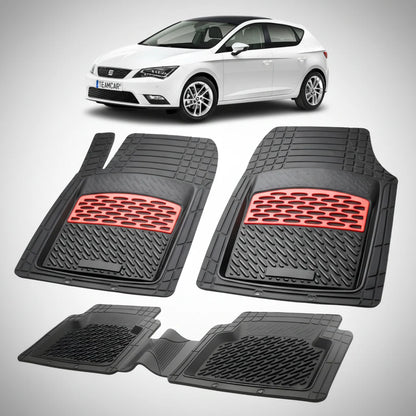 Covorase Seat Leon Hatchback 5 Usi Facelift 2 Compatibile 2012-2013 | Red