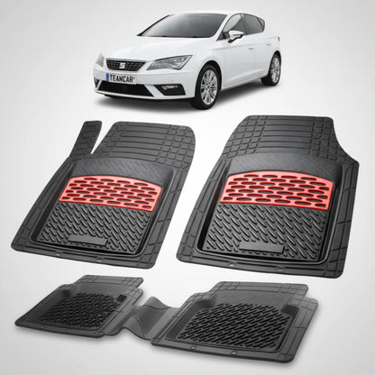 Covorase Seat Leon Hatchback 5 Usi Facelift Compatibile 2017-2020 | Red
