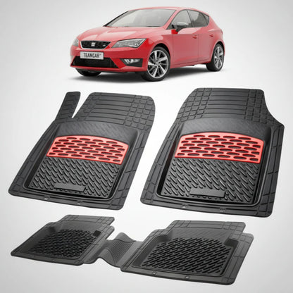 Covorase Seat Leon Hatchback 5 Usi Compatibile 2013-2017 | Red