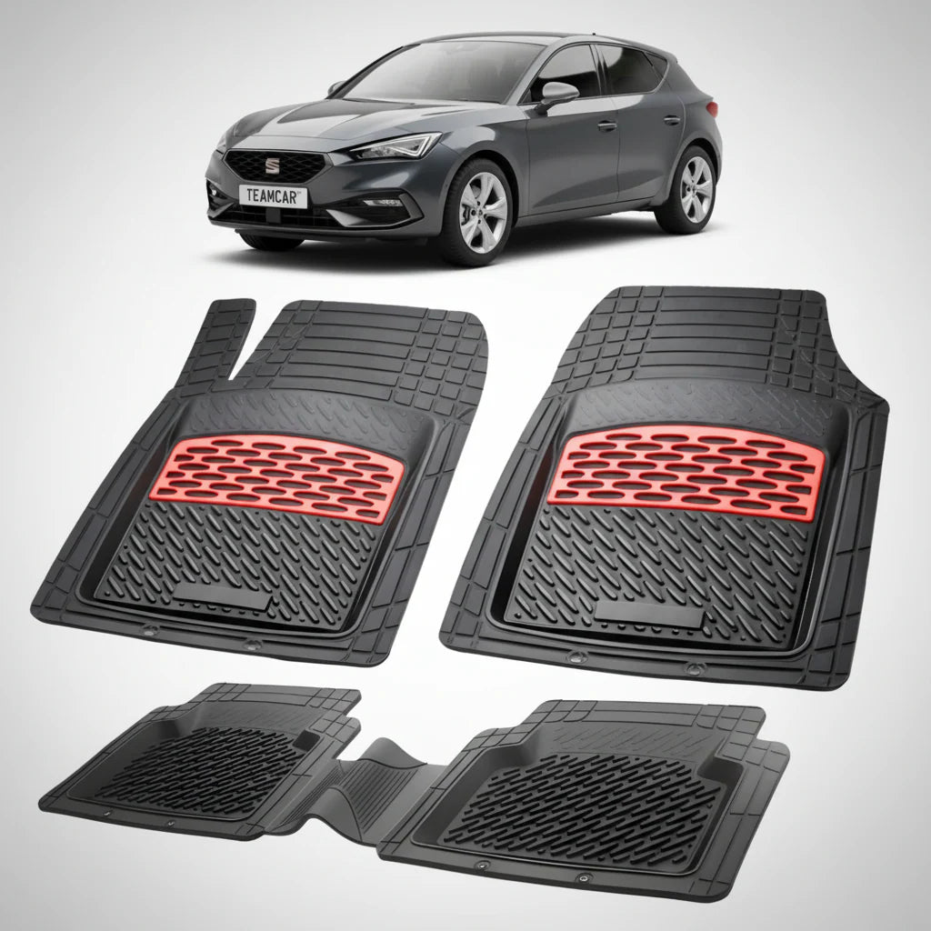 Covorase Seat Leon Hatchback Mk4 Compatibile 2020+ | Red