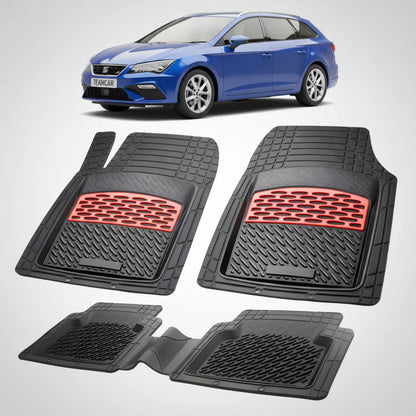 Covorase Seat Leon ST, Combi Facelift Compatibile 2017-2020 | Red