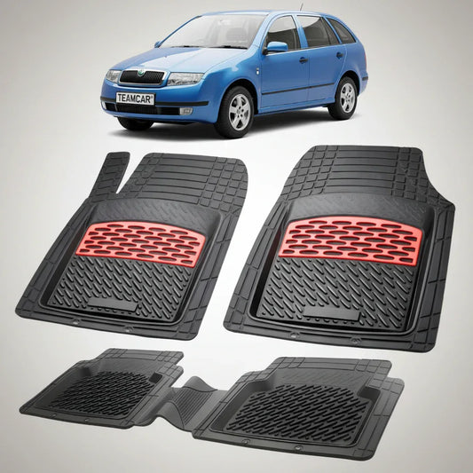 Covorașe Skoda Fabia I Combi 1999-2007 | Red Edition – TeamCar®