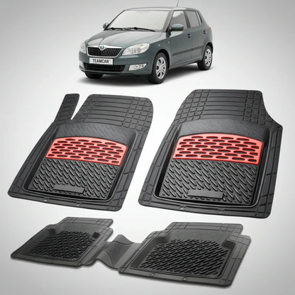 Covorașe Skoda Fabia II Hatchback 2007-2014 | Red Edition – TeamCar®