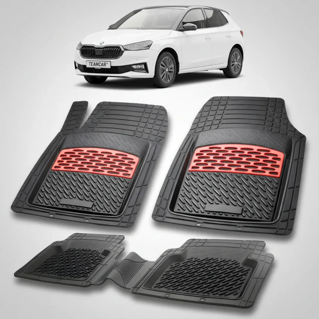 Covorașe Skoda Fabia IV Hatchback 2021+ | Red Edition – TeamCar®