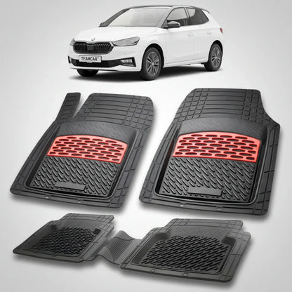 Covorașe Skoda Fabia IV Hatchback 2021+ | Red Edition – TeamCar®