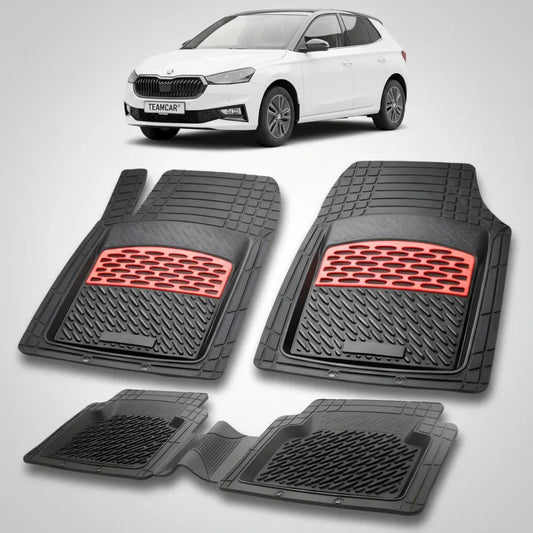 Covorașe Skoda Fabia IV Hatchback 2021+ | Red Edition – TeamCar®