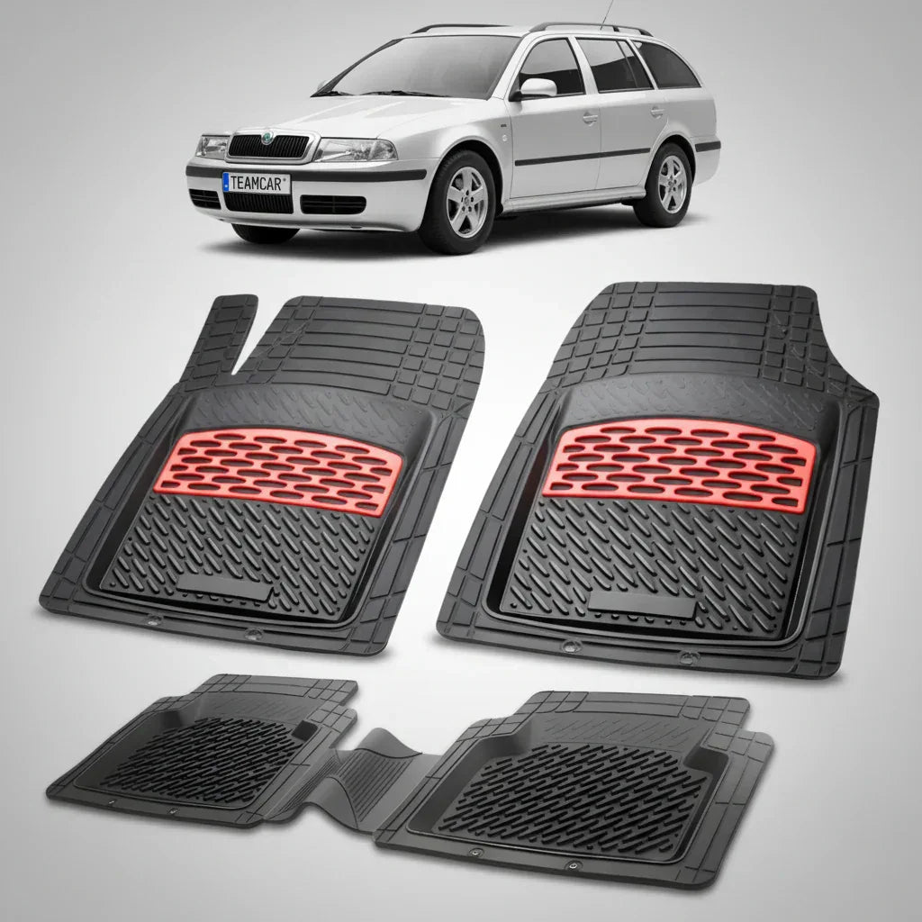 Covorașe Skoda Octavia I Combi 1996-2010 | Red Edition – TeamCar®