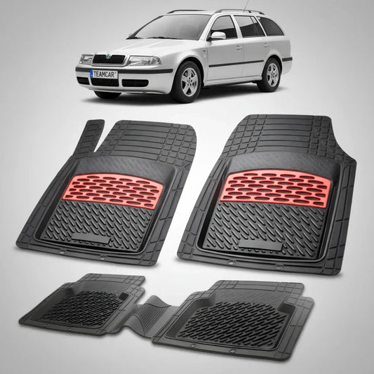 Covorașe Skoda Octavia I Combi 1996-2010 | Red Edition – TeamCar®