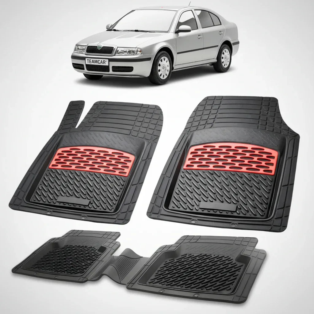 Covorașe Skoda Octavia I Liftback 1996-2010 | Red Edition – TeamCar®