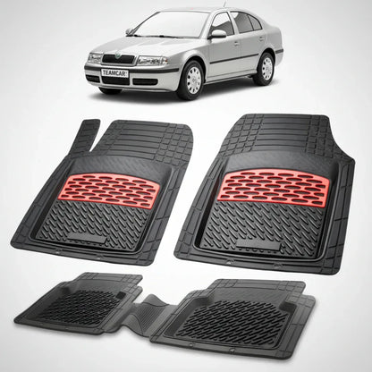 Covorașe Skoda Octavia I Liftback 1996-2010 | Red Edition – TeamCar®