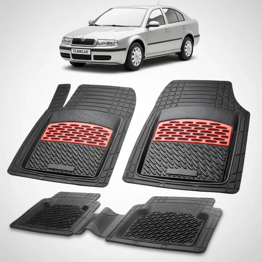 Covorașe Skoda Octavia I Liftback 1996-2010 | Red Edition – TeamCar®