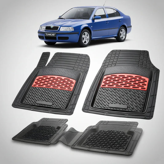 Covorașe Skoda Octavia I Sedan 1996-2010 | Red Edition – TeamCar®