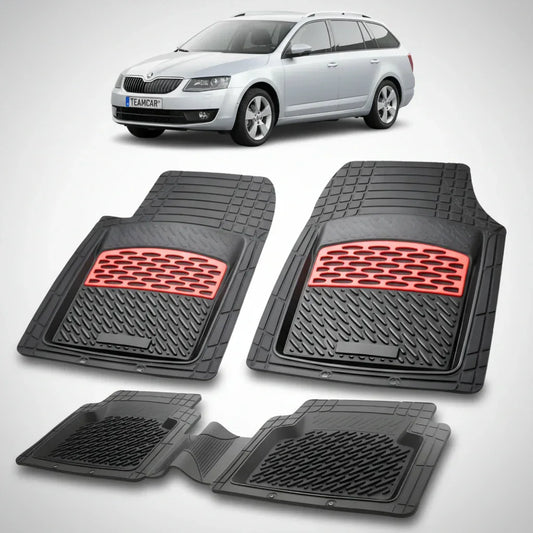 Covorașe Skoda Octavia III Combi 2013-2020 | Red Edition – TeamCar®