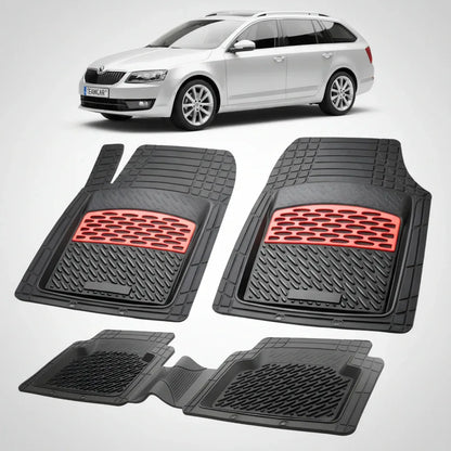 Covorașe Skoda Octavia III Combi 2013-2016 | Red Edition – TeamCar®