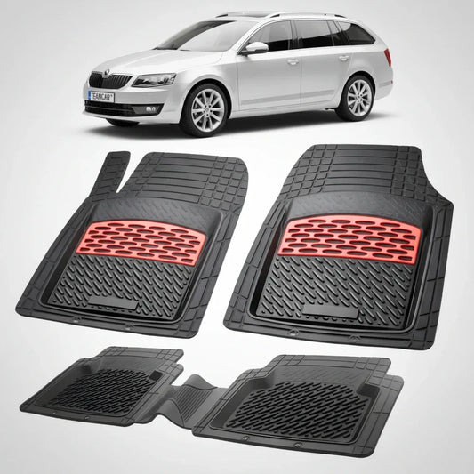 Covorașe Skoda Octavia III Combi 2013-2016 | Red Edition – TeamCar®