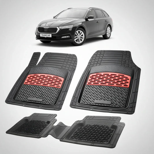 Covorașe Skoda Octavia IV Combi 2019+ | Red Edition – TeamCar®