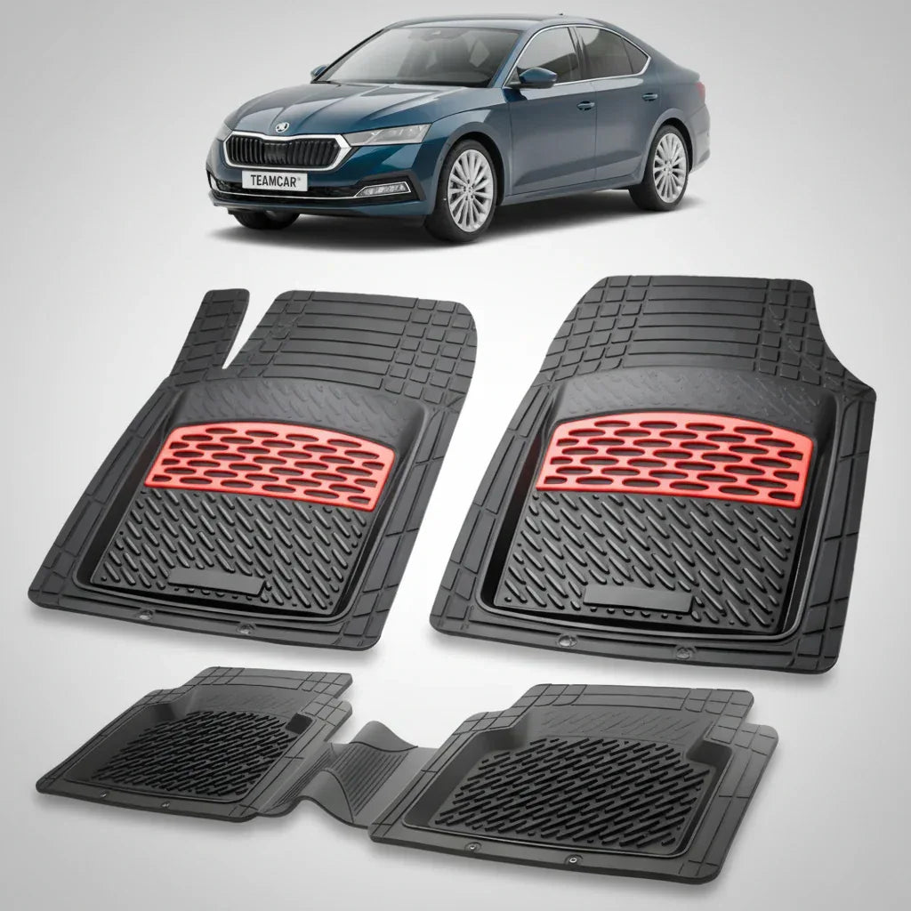 Covorașe Skoda Octavia IV Sedan 2019+ | Red Edition – TeamCar®
