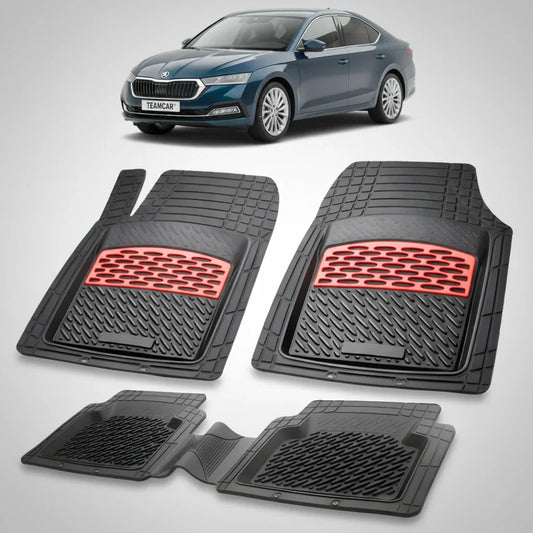 Covorașe Skoda Octavia IV Sedan 2019+ | Red Edition – TeamCar®