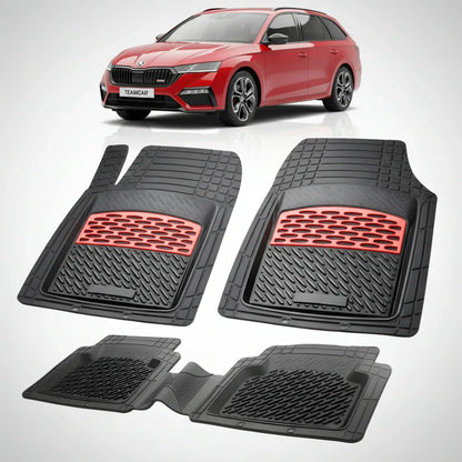 Covorașe Skoda Octavia IV Variant 2020+ | Red Edition – TeamCar®