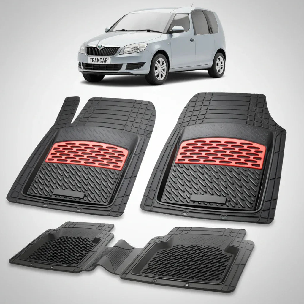 Covorase Skoda Roomster I MPV Compatibile 2010-2015 | Red