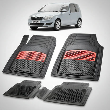 Covorase Skoda Roomster I MPV Compatibile 2010-2015 | Red
