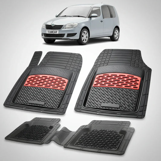 Covorase Skoda Roomster I MPV Compatibile 2010-2015 | Red