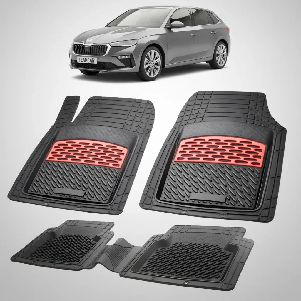 Covorașe Skoda Scala I 2019-2025 | Red Edition – TeamCar®
