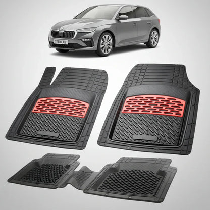 Covorașe Skoda Scala I 2019-2025 | Red Edition – TeamCar®