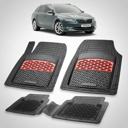 Covorașe Skoda Superb III Combi 2015-2019 | Red Edition – TeamCar®