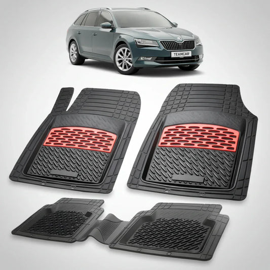 Covorașe Skoda Superb III Combi 2015-2019 | Red Edition – TeamCar®
