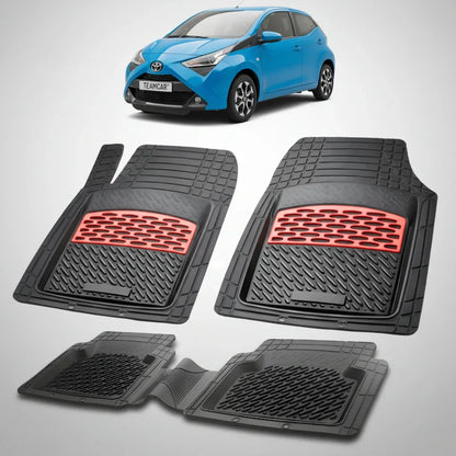 Covorase Toyota Aygo AB40 Compatibile Hatchback 2014-2018 | Red