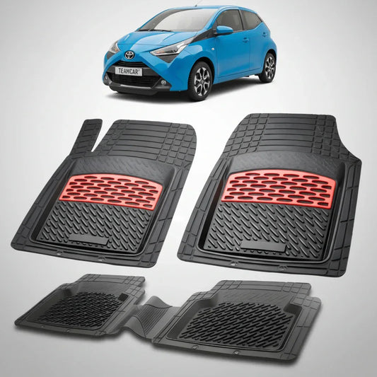 Covorase Toyota Aygo AB40 Compatibile Hatchback 2014-2018 | Red