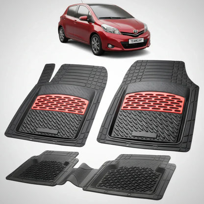Covorase Toyota Yaris XP130 Hatchback Compatibile 2011-2014 | Red