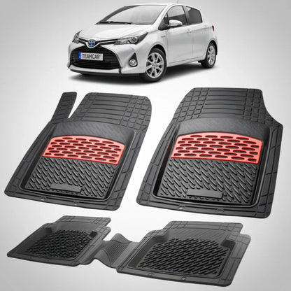 Covorase Toyota Yaris XP130 Hatchback Compatibile 2014-2017 | Red