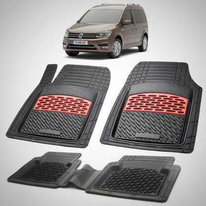 Covorase Volkswagen Caddy 4 SA Van Combi Compatibile 2015-2020 | Red