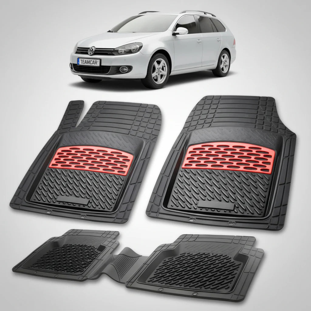 Covorase Volkswagen Golf Mk6 Variant Break Compatibile 2008-2013 | Red