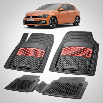 Covorase Volkswagen Polo 6 Hatchback Compatibile 2017-2025 | Red