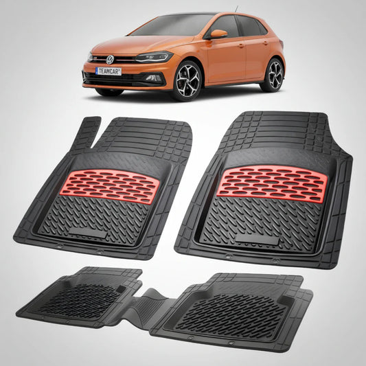 Covorase Volkswagen Polo 6 Hatchback Compatibile 2017-2025 | Red