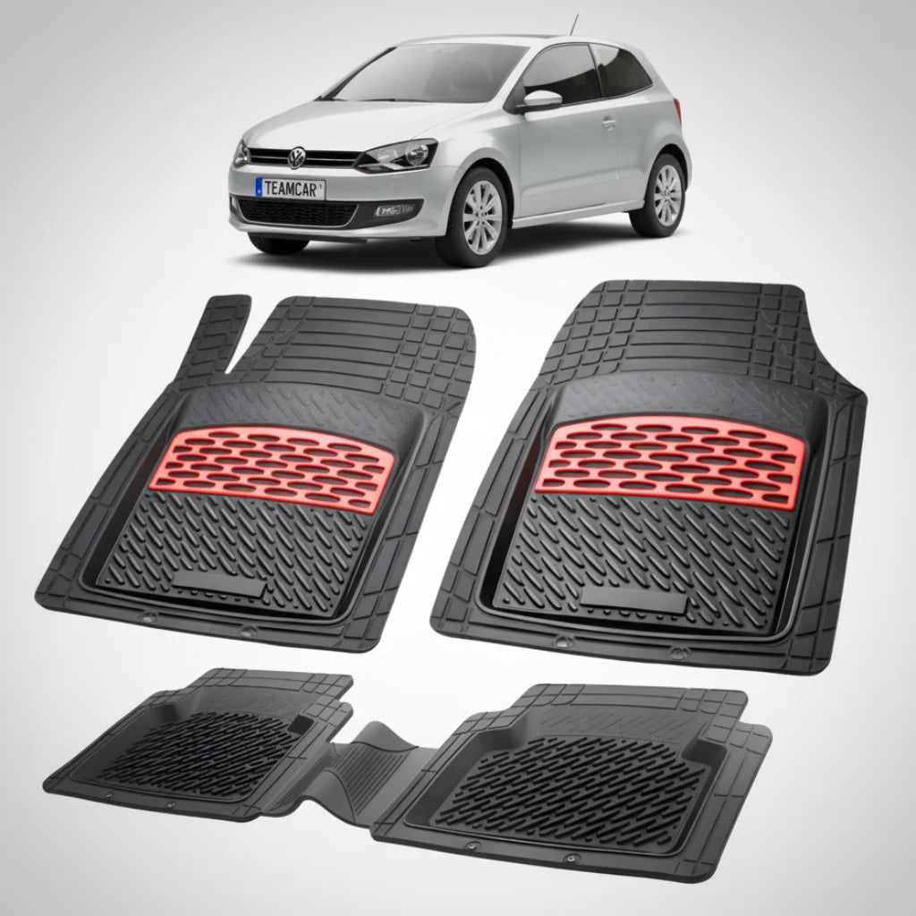 Covorase Volkswagen Polo Mk5 6R 6C Hatchback 3 Usi Compatibile 2009-2017 | Red